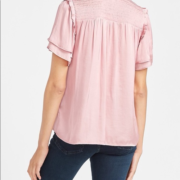 NWOT Express Mauve Satin Top - Picture 3 of 10